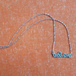 Necklace "believe"